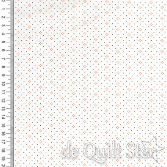 Harvest Moon | Eyelet Dot Cream-Orange/Black [20457-61]