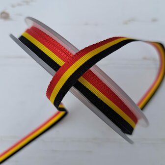 Ribsband Vlag Belgi&euml; | 10mm