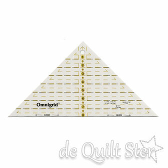 Omnigrid Liniaal INCH Quarter Square Triangle - tot 8inch