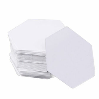 Hexagon 1inch - Papiertjes | De Quilt Ster