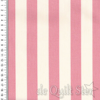 Big Stripe | 7/8inch pink/creme [88610]