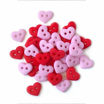 Buttons Galore | Tiny Valentine Buttons 