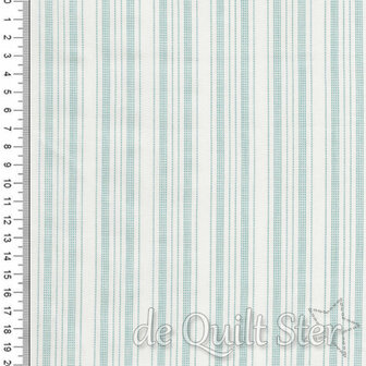 Tilda Woven Tea Towel | Spungecake Stripes Teal [160110]