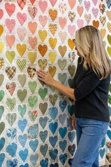 Laundry Basket Quilts | Patroon &#039;Hearts Content&#039; 