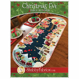 Shabby Fabrics | Patroon &#039;Christmas Eve Table Runner&#039;