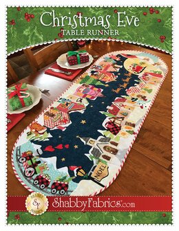 Shabby Fabrics | Patroon &#039;Christmas Eve Table Runner&#039;