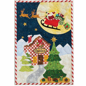 Shabby Fabrics | Patroon &#039;Christmas Eve Wall Hanging&#039; 