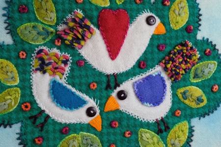 Detail uit de quilt