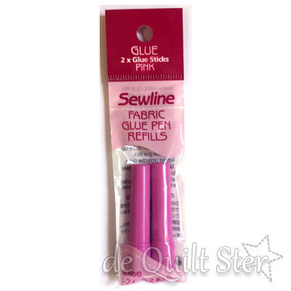 Sewline Fabric Glue Pen Refills Pink 
