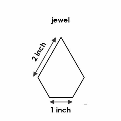 Jewel 1inch x 2inch - Template I-Spy