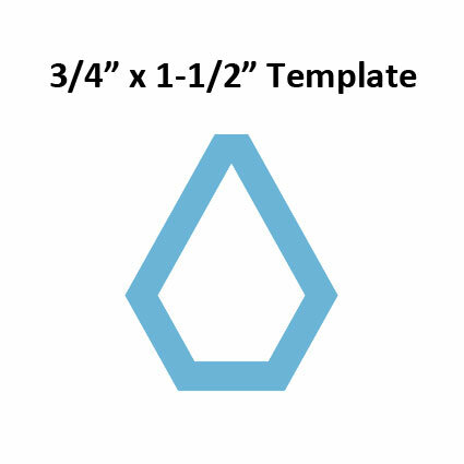 Jewel 3/4inch x 1-1/2inch - Template I-Spy