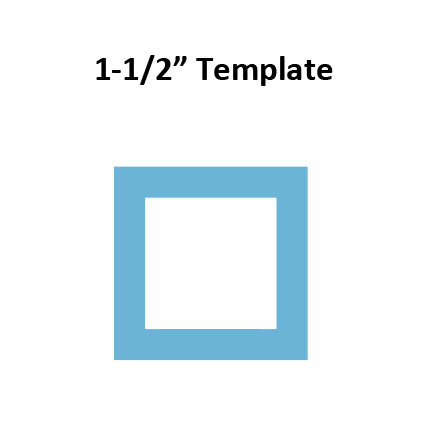 Vierkant 1-1/2inch - Template I-Spy