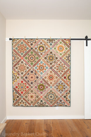 Laundry Basket Quilts | Patroon 'Stars Upon Stars'